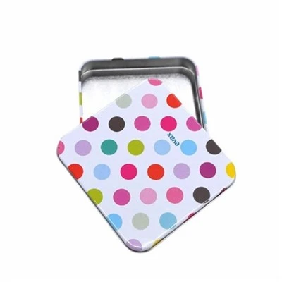 Quare Shaped Metal Candy Tin Box