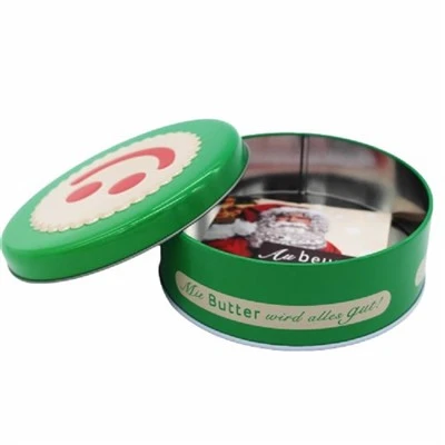 Small Size Round Biscuit Gift Tin Box