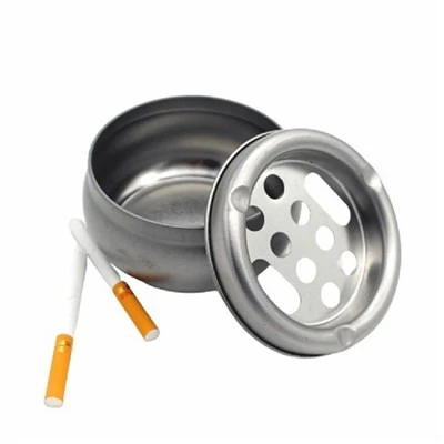 Special Round Tin Pot for Ashtray
