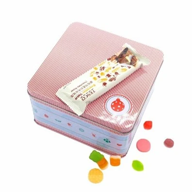 Square Chocolate Tin Box