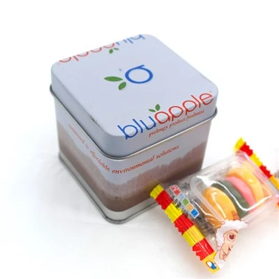 Square Food Packaging Tin Box