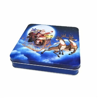 Square Metal Food Tin Box