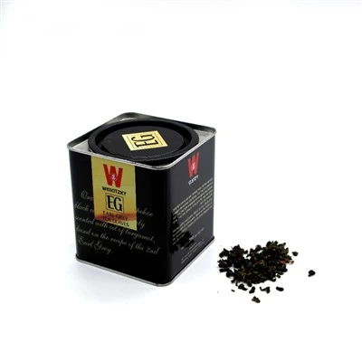 Square Metal Tea Gift Tin Box