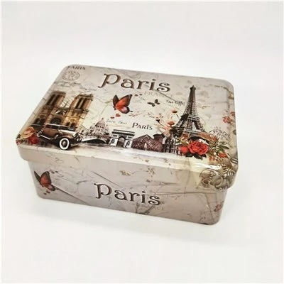 2023 Hinged Rectangular Gift Iron Box