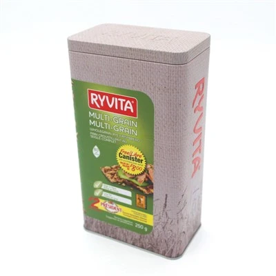 500g Tea Double Lid Iron Box