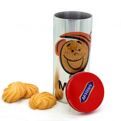 Biscuits Cylindrical Packaging Iron Box