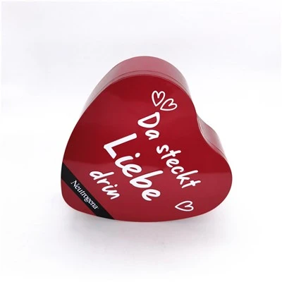 Heart -shaped Coffee Packaging Iron Box