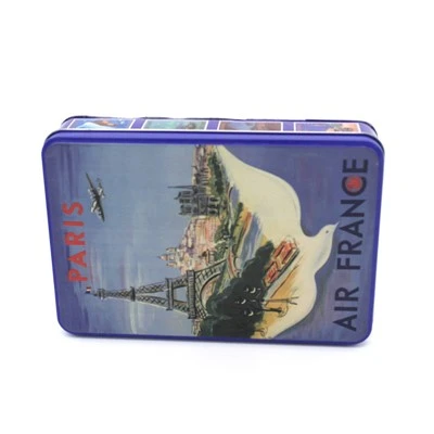 Printing Biscuit Iron Box Gift Packaging